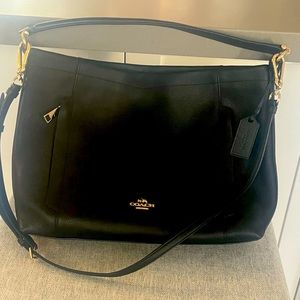 Coach Black Leather Bag